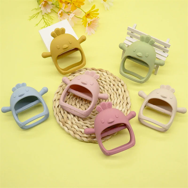 Soft Silicone Teether Mitten