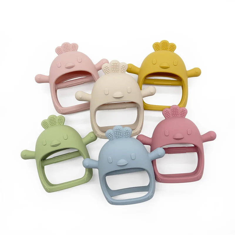 Soft Silicone Teether Mitten