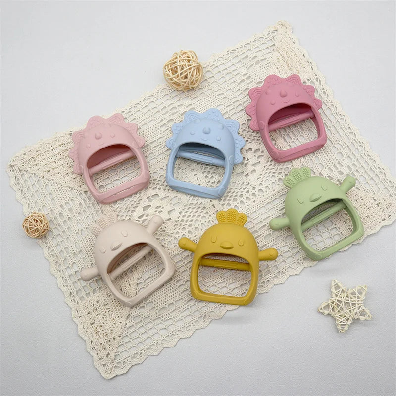 Soft Silicone Teether Mitten